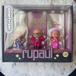 Fisher-Price Little People Limited Edition Ru Paul Collector set - 3 pieces